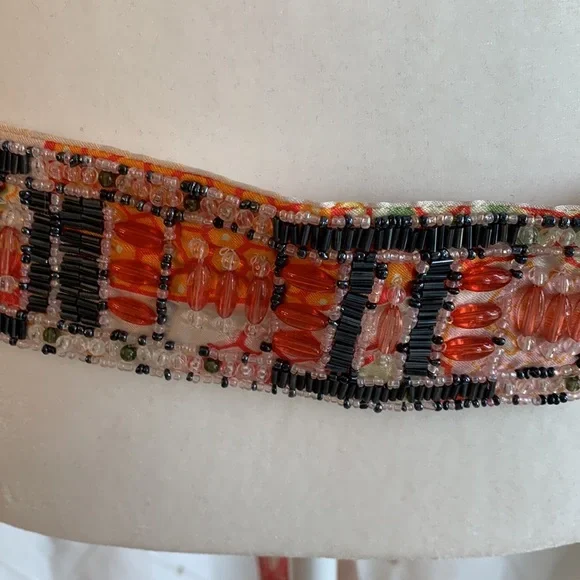 EUC. Vintage beaded belt/sash - Picture 3 of 7